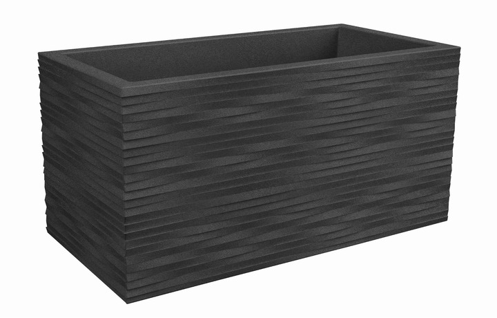 Nicoli 80x40x40cm lovelis Elegance Cassetta 80 antracito spalvos-Kolekcija Elegance-Žalios pertvaros ir vazonų sistemos