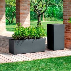 Teraplast 60x25x25cm lovelis Schio Cassa 60 antracito spalvos - nuotrauka 3