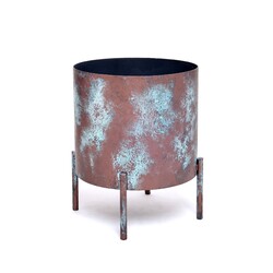 Jungle Flora ø40x50cm metalinis vazonas Riverside Flow 400 Copper Frost - nuotrauka 4