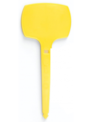 Nicoli 12cm žymekliai augalams, geltonos spalvos, 50vnt.