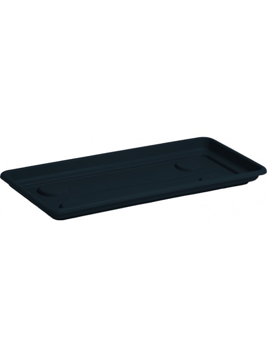 Nicoli 75x34x6cm lėkštelė Sottocassetta Mega 80, antracito spalvos-Universalios lėkštelės vazonams-Kitos prekės