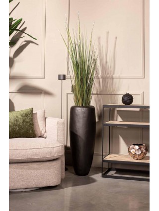 fleur ami Ø30x80cm vazonas New Loft Vase 80, black iron-Išskirtinio dizaino vazonai-Vazonai