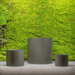 Jungle Flora ø30x25cm metalinis vazonas Riverside Base 300 - nuotrauka 3