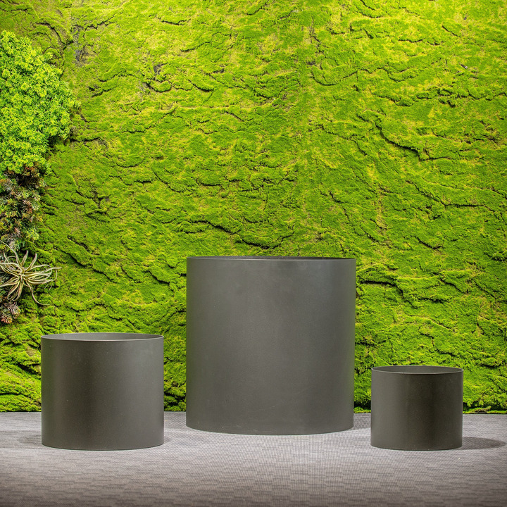 Jungle Flora ø40x35cm metalinis vazonas Riverside Base 400-Metaliniai vazonai-Vazonai