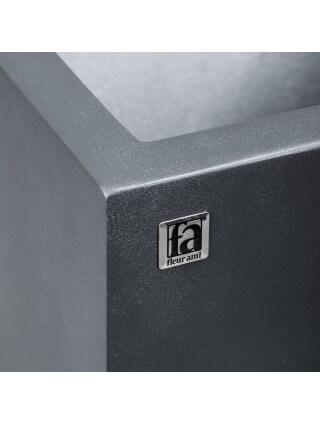 fleur ami 40x40x44cm vazonas Division Lite Cube, concrete anthracite-Keturkampio formos vazonai-Vazonai