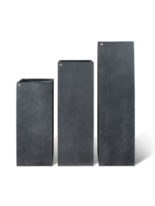 fleur ami 35x35x80cm vazonas Division Lite Column, concrete anthracite-VYNUOGĖS-VAISMEDŽIAI