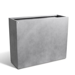 fleur ami 100x35x80cm vazonas Division Lite Room Divider, concrete stone gray - nuotrauka 2