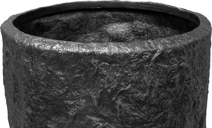 fleur ami Ø35x79cm vazonas Rocky vase 79, black granite-Išskirtinio dizaino vazonai-Vazonai