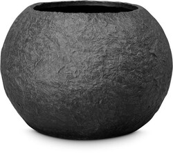 fleur ami Ø60x43cm vazonas Rocky Globe 60, black granite - nuotrauka 2