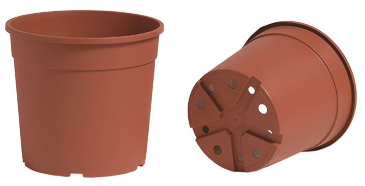 Nicoli 6,8l vazonas CONTAINER IME 24cm rudas-Vazonai daigams ir vazonų įdėklai-Daiginimui ir sodinukams